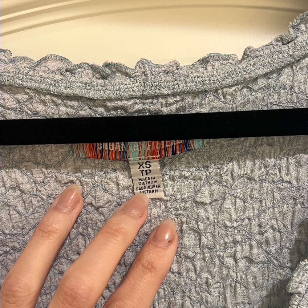 Urban Outfitters light blue Picnic Time Midi Dress size XS - Picture 4 of 5